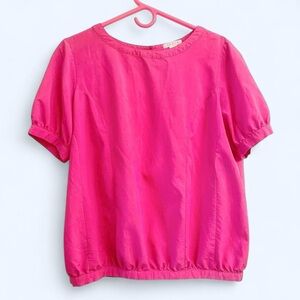 Hawks | Bright Pink Top with Open Back